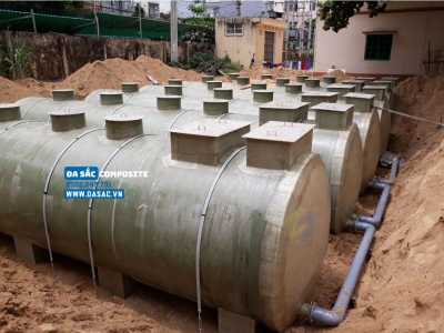 Bồn composite xử lý nước thải 